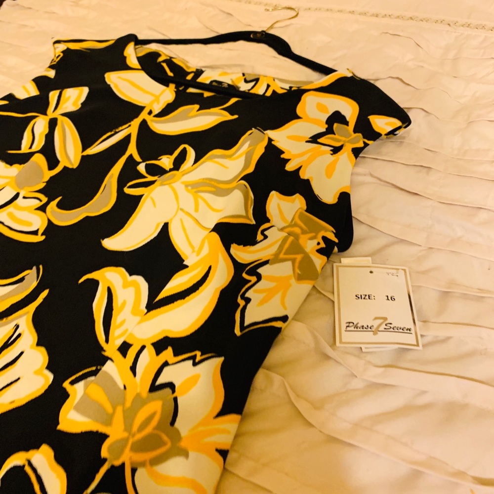 New Phase Seven Dress sz 16 high quality fabric